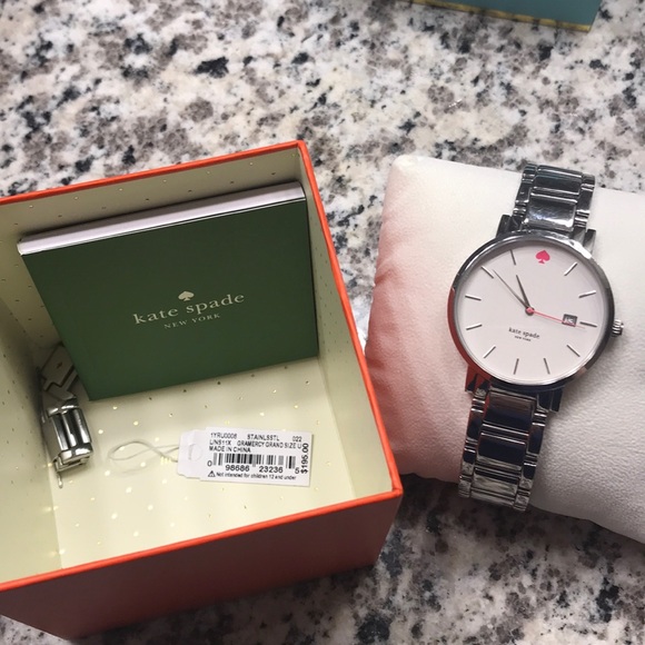 Kate Spade New York Gramercy Ladies Watch - silver main image 3